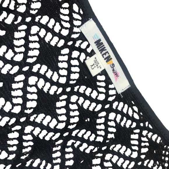 MILKEN Beach Diamond Crochet Elasticized Empire Waist Airy Cover Up Size XS - Picture 8 of 10